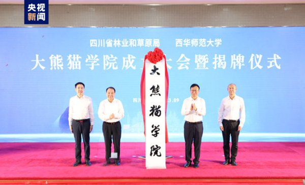 冠盈配资 全国首个大熊猫学院在西华师范大学成立