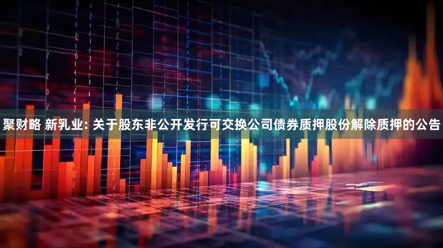 聚财略 新乳业: 关于股东非公开发行可交换公司债券质押股份解除质押的公告