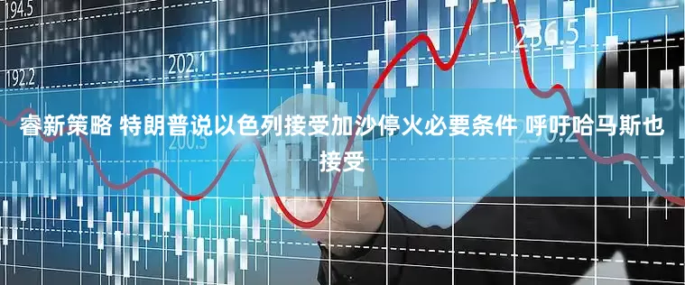 睿新策略 特朗普说以色列接受加沙停火必要条件 呼吁哈马斯也接受