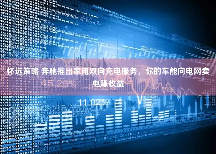 怀远策略 奔驰推出家用双向充电服务，你的车能向电网卖电赚收益